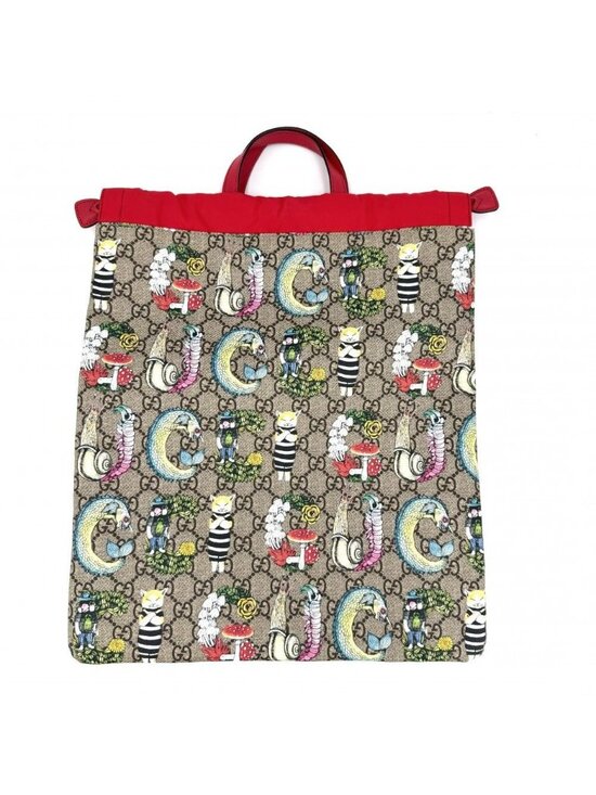 Gucci Backpack Yuko Higuchi Collaboration Children GG Supreme Canvas Leather main image 6